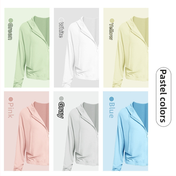 Jachetă ușoară cu glugă pentru protecție UV UPF50+, nailon, uscare rapidă, respirabilă