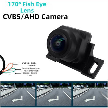 Automobilová cúvacia kamera pre vozidlo, rozlíšenie 1920x1080, AHD1080P, 170° uhla záberu, napájanie 12V, AV video signál