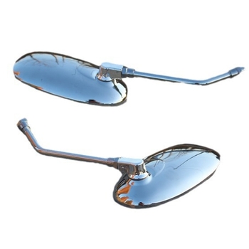 Retrovizor za motocikl Diamond Leopard 125 – konveksno okruglo ogledalo, elektroplatirani završni sloj, kućište od željeza