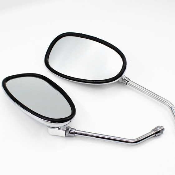 Retrovizor za motocikl Diamond Leopard 125 – konveksno okruglo ogledalo, elektroplatirani završni sloj, kućište od željeza