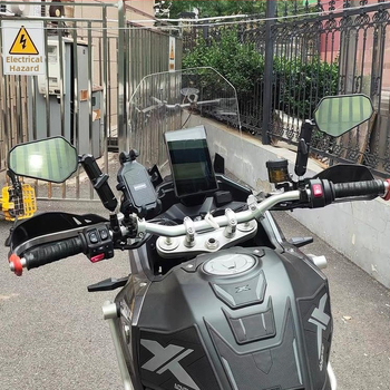 Sklopivi kvadratni retrovizor za RX401 RX3S RX250 RX1S RX3 motocikl, aluminijska legura