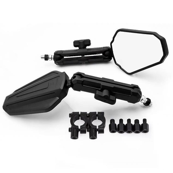 Sklopivi kvadratni retrovizor za RX401 RX3S RX250 RX1S RX3 motocikl, aluminijska legura