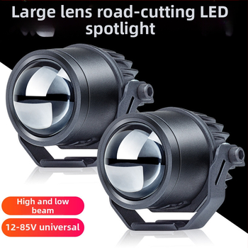 Motocyklistický LED reflektor A9, 30W, 12-85V, viac ako 5000 lm, 6000K, krátky a dlhý lúč