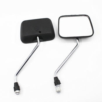 Retrovizor za WY125 trokolni motocikl | stakleni retrovizor, plastično kućište, montaža s pozitivnim zubima, 3C certifikat 2023001115000005