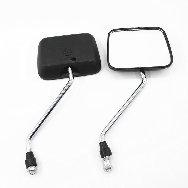 Retrovizor za WY125 trokolni motocikl | stakleni retrovizor, plastično kućište, montaža s pozitivnim zubima, 3C certifikat 2023001115000005
