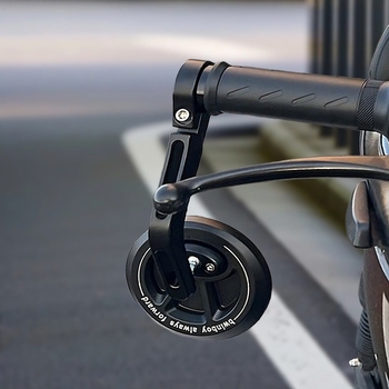 Motocikl retro okruglo ogledalo za upravljač - aluminijska legura, model 56929889, šifra proizvoda Tb-906244883236