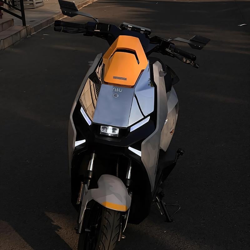 Zrcalo stražnje ogledalo za motocikl, aluminijska legura, kvadratnog oblika, model 25688998