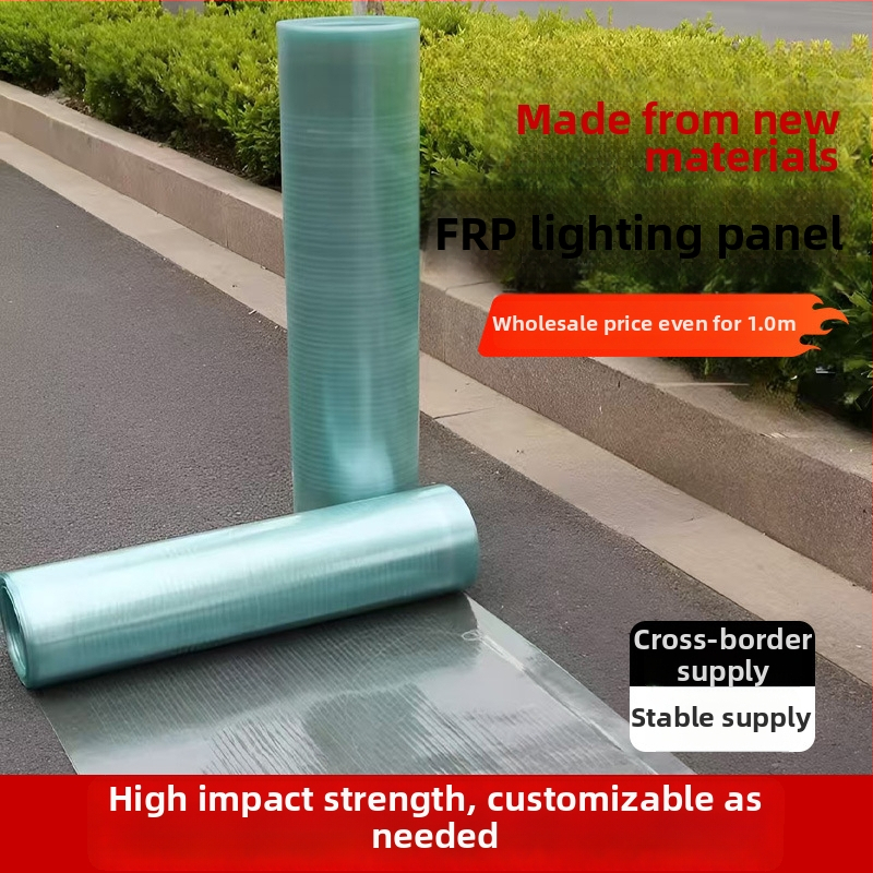 FRP denný svetelný panel – proti korózii, požiarnu odolnosť, tepelnoizolačný, polopriesvitný, vysoká priezračnosť