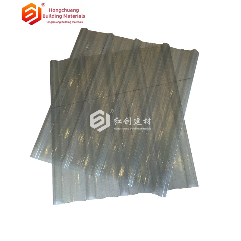 FRP caurspīdīgas siltumnīcas jumta plāksnes, 840 tipa, Hongchuang zīmols, Guangdong izcelsme