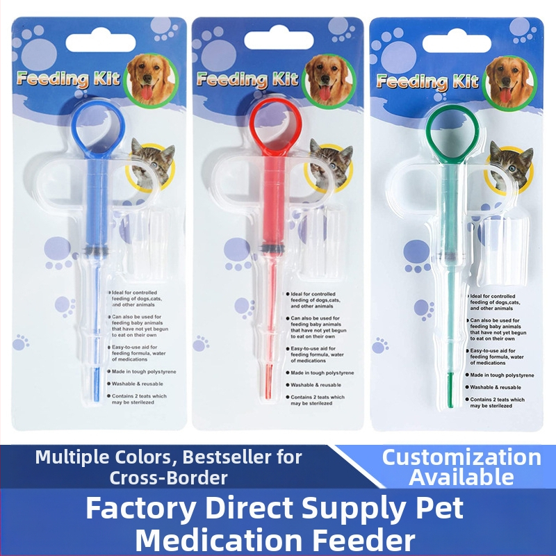 Push-tüüpi lemmikloomade ravimite manustamise seade kassidele ja koertele, plastmassist