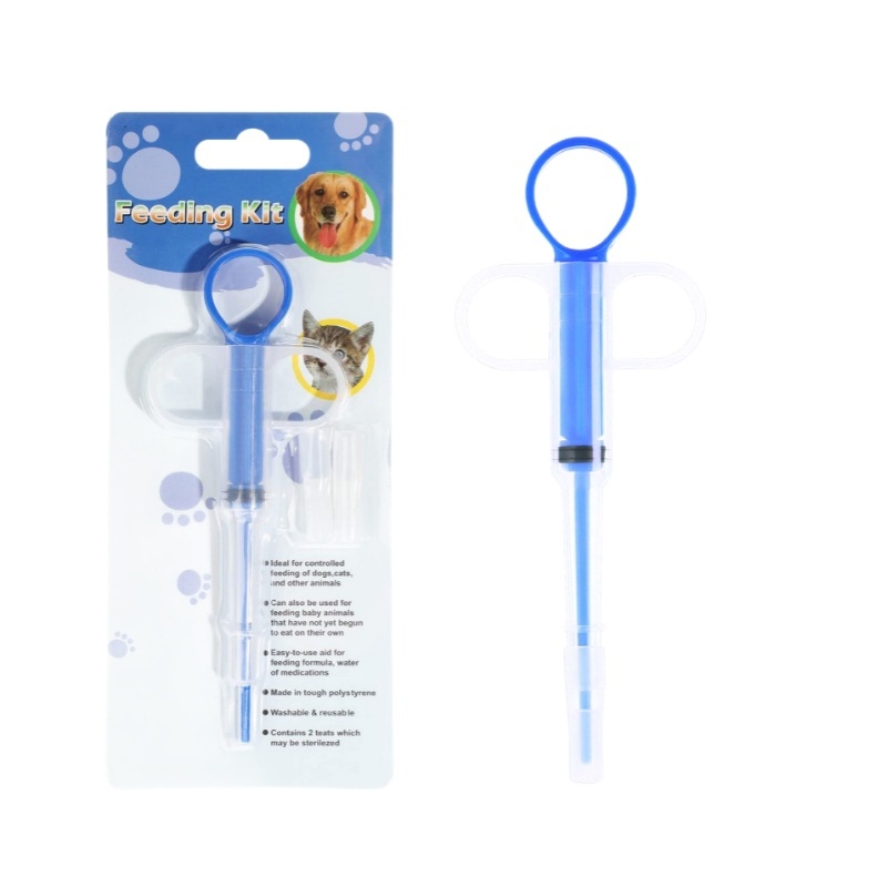 Push-tüüpi lemmikloomade ravimite manustamise seade kassidele ja koertele, plastmassist