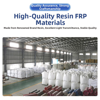 FRP priehľadná doska na zachytávanie svetla pre skleník – rebríkovitého tvaru, zosilnená polyesterovými vláknami; odolná voči starnutiu, voči krupobitiu, voči korózii, ohňovzdorná a tepelná izolácia