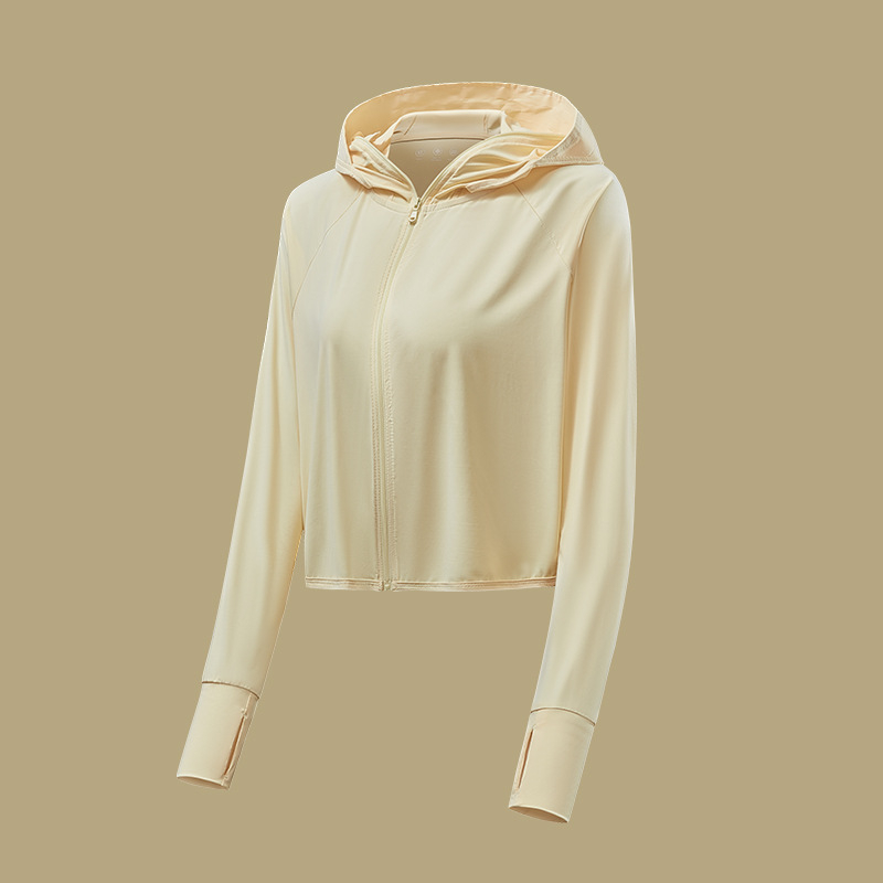 Jachetă de protecție solară cu glugă UPF50, nailon respirabil, uscare rapidă, jachetă de exterior de vară