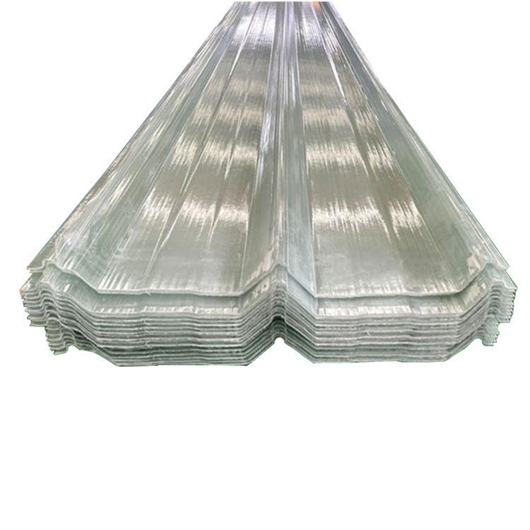 FRP priehľadné panely s oceľovými okrajmi, nehorľavé, UV odolné, svetelná prechodnosť ≥70%, pre strešné osvetlenie oceľových konštrukcií (Typy 470/760/820/940/1410)