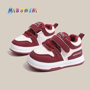 Pantofi bebeluși pentru învățarea mersului, suprafață din microfibră, Velcro, talpă TPR, 1-3 ani