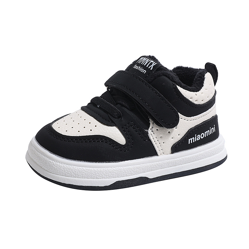 Pantofi bebeluși pentru învățarea mersului, suprafață din microfibră, Velcro, talpă TPR, 1-3 ani