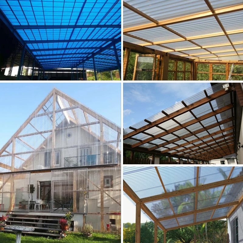 Panel denného osvetlenia pre skleník – PC dosky typu 840, odolný voči starnutiu, nevybledne, odolný voči korózii, požiarny a tepelnoizolačný