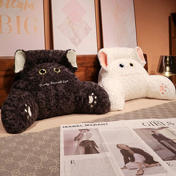 Seljatugedepadi plüüsvillaga kattega, armsa loomade motiiviga, PP-puuvill täidis, kohandatav