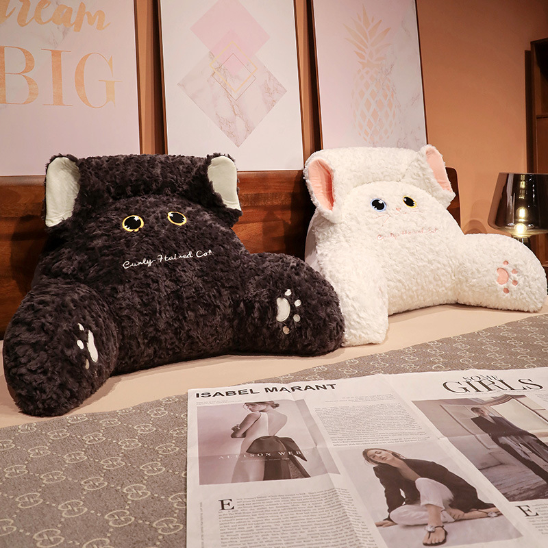 Seljatugedepadi plüüsvillaga kattega, armsa loomade motiiviga, PP-puuvill täidis, kohandatav