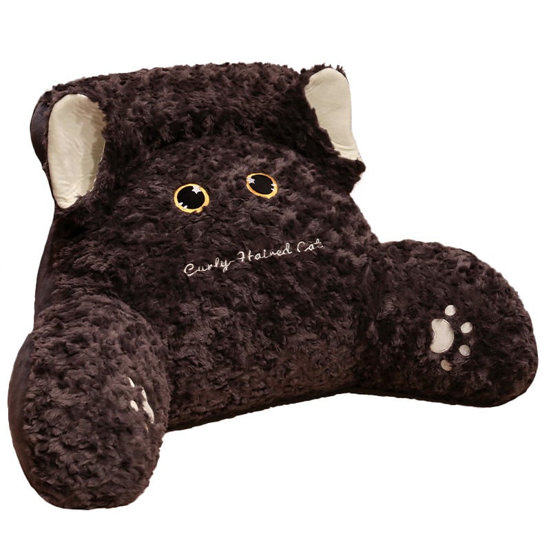 Seljatugedepadi plüüsvillaga kattega, armsa loomade motiiviga, PP-puuvill täidis, kohandatav