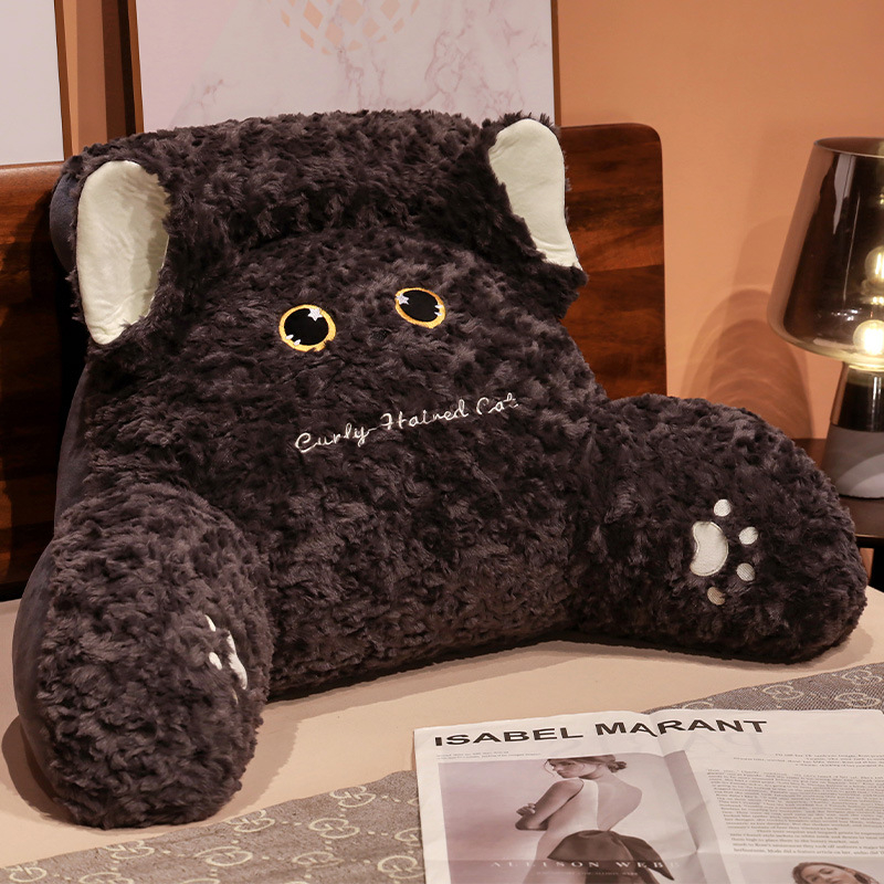 Seljatugedepadi plüüsvillaga kattega, armsa loomade motiiviga, PP-puuvill täidis, kohandatav