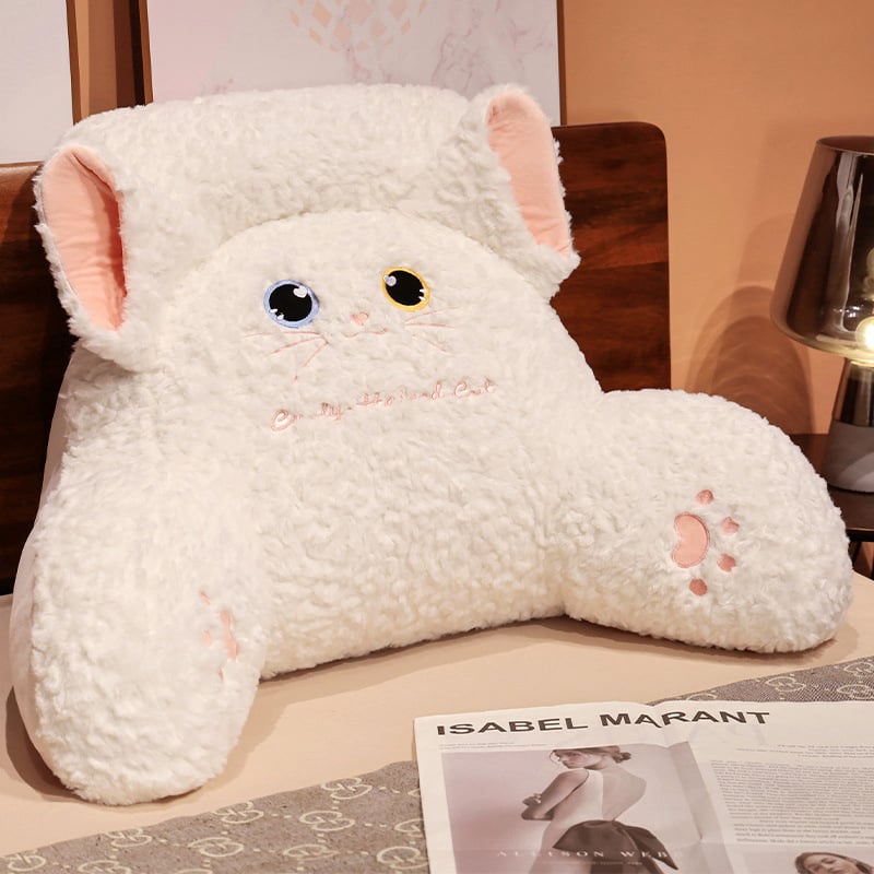 Seljatugedepadi plüüsvillaga kattega, armsa loomade motiiviga, PP-puuvill täidis, kohandatav