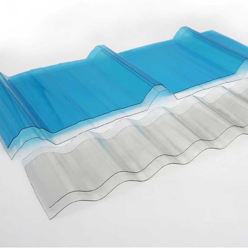 Polykarbónátové svetelné panely pre strechy tovární a skleníkov, vlnité a trapézové listy, panely typu 840