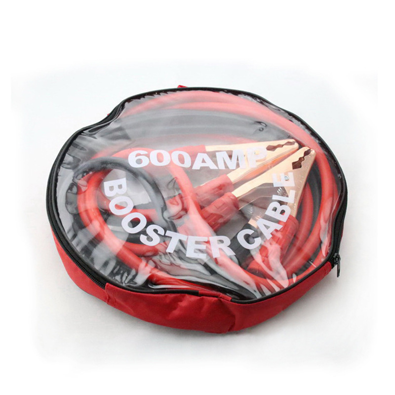 Sada káblov na štartovanie batérie so svorkami, núdzové štartovacie káble, 600A, nástrojový set, pripravený na vlastnú značku