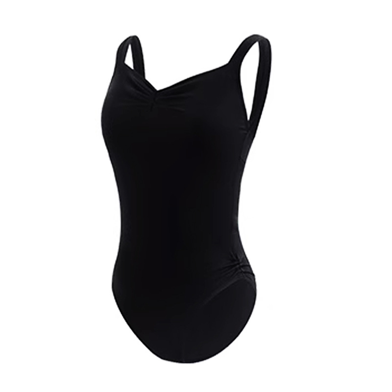 Балетен костюм за изпълнение, едноцветен, с презрамки; тъкан: смесено химическо влакно, 80% найлон; подплата Milk Silk 80%, етнически танц