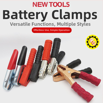 1000A svorka k autobatérii so živým vodičom na nabíjanie a testovanie