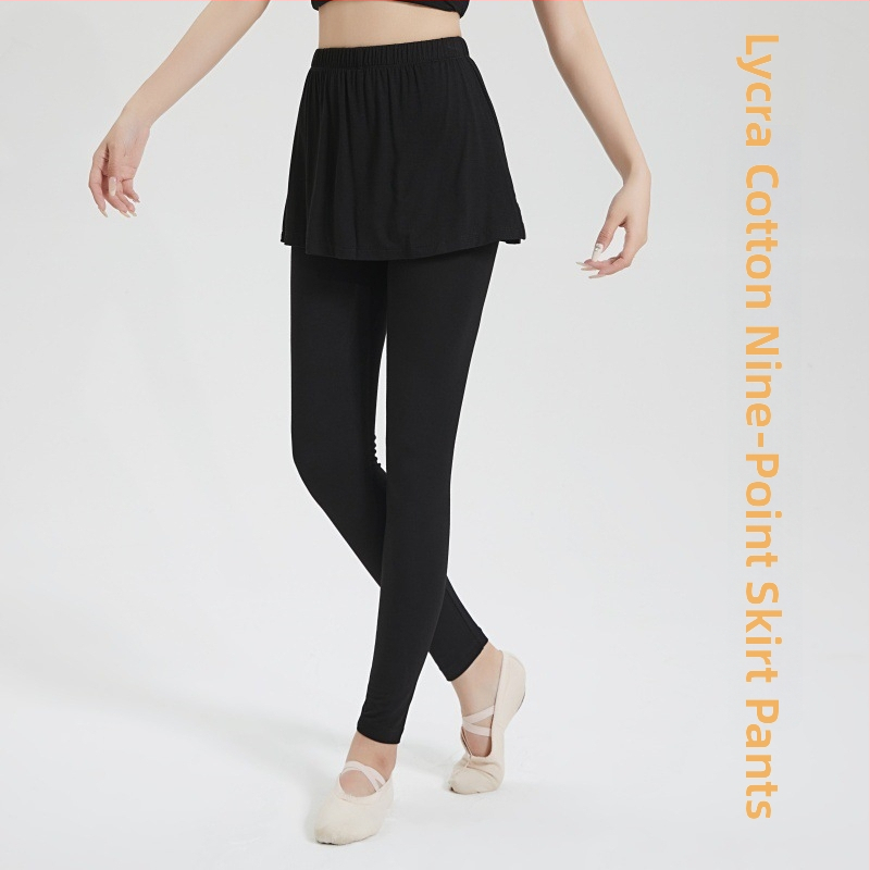 Seelik-püksid võimlemiseks täiskasvanud naistele – baleti ja latino tantsu treeningriided, Modal kangas