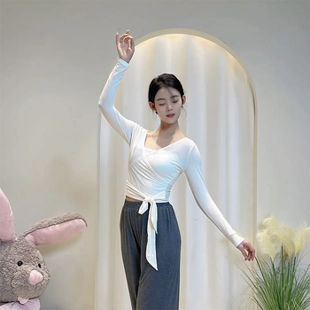 Танцово облекло за женски учители по танци – модерно танцово облекло, памучна тъкан по поръчка, подплата 90% памук, едноцветен модел