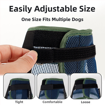 Koera suu mask koos hingava võrguga – ennetab hammustamist, haukumist ja kontrollimatut söömist (Kood: MZ-2201; Materjal: Polüester; Päritoluriik: Muu; Import: Jah; Bränd: MAIZAI)