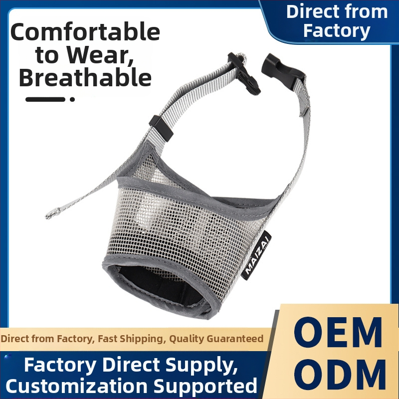 Koera suu mask koos hingava võrguga – ennetab hammustamist, haukumist ja kontrollimatut söömist (Kood: MZ-2201; Materjal: Polüester; Päritoluriik: Muu; Import: Jah; Bränd: MAIZAI)