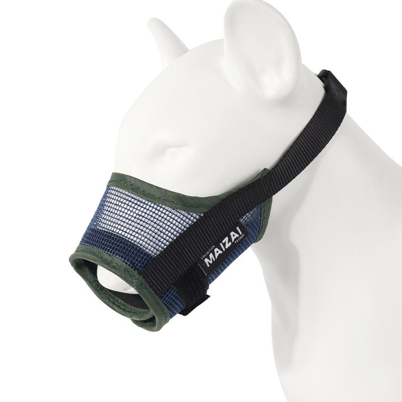 Koera suu mask koos hingava võrguga – ennetab hammustamist, haukumist ja kontrollimatut söömist (Kood: MZ-2201; Materjal: Polüester; Päritoluriik: Muu; Import: Jah; Bränd: MAIZAI)