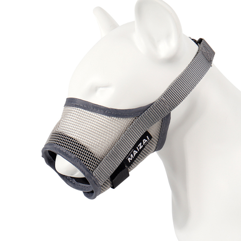 Koera suu mask koos hingava võrguga – ennetab hammustamist, haukumist ja kontrollimatut söömist (Kood: MZ-2201; Materjal: Polüester; Päritoluriik: Muu; Import: Jah; Bränd: MAIZAI)