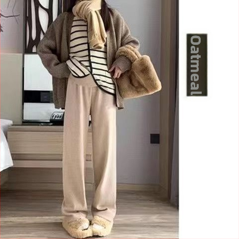 Rasedate püksid chenille kangast, vaba lõige, 3/4 pikkus, tootekood 657465794537