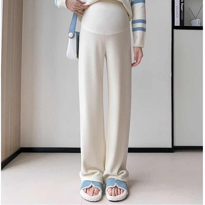 Rasedate püksid chenille kangast, vaba lõige, 3/4 pikkus, tootekood 657465794537