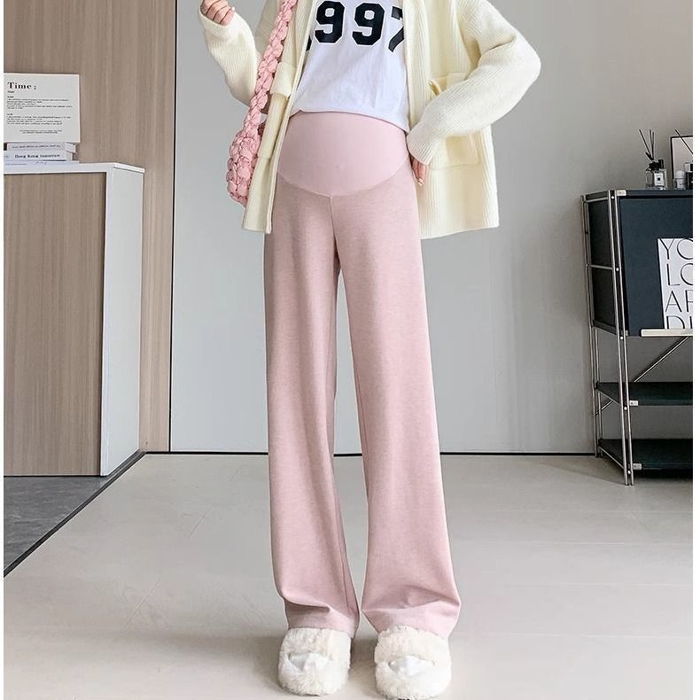 Rasedate püksid chenille kangast, vaba lõige, 3/4 pikkus, tootekood 657465794537