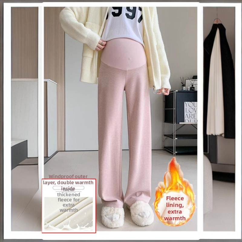 Rasedate püksid chenille kangast, vaba lõige, 3/4 pikkus, tootekood 657465794537