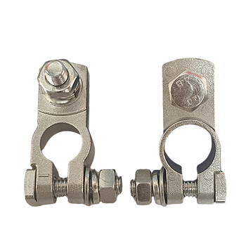 Baibangsheng mosadz tinovaný terminál pre batériu — svorka na kábel pre automobilovú batériu (Model: Brass Tinned)