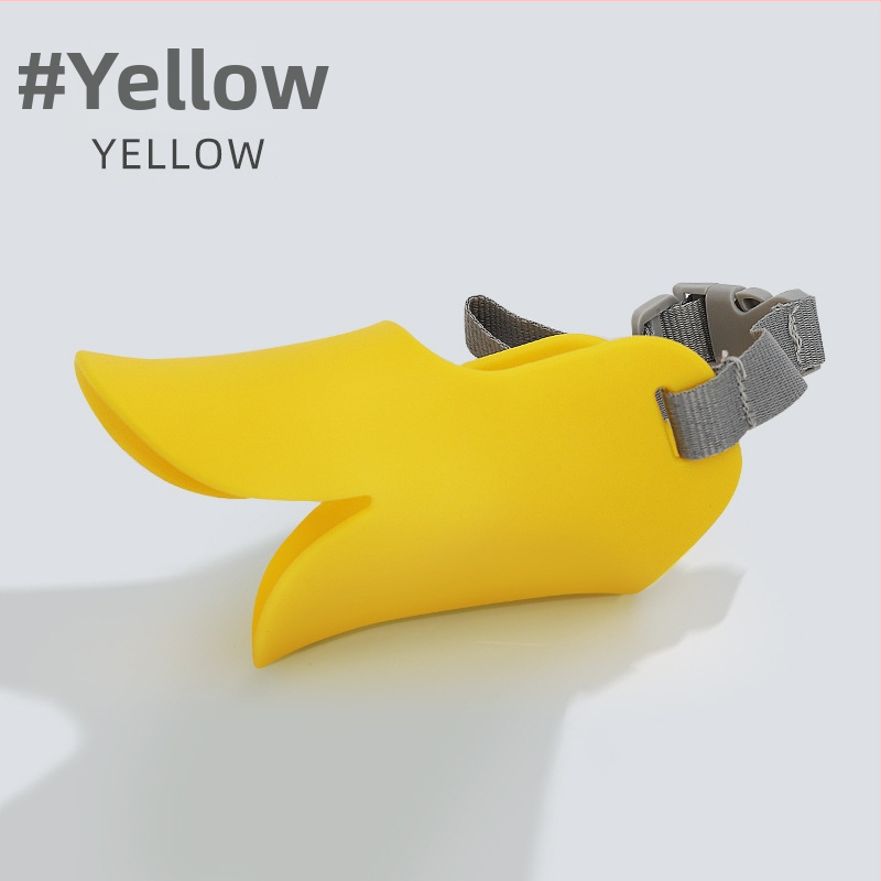 Silikoonist koera suuümbris anti-hammustamise ja anti-laukumise funktsioonidega, takistab söömist, väikestele ja keskmistele koertele