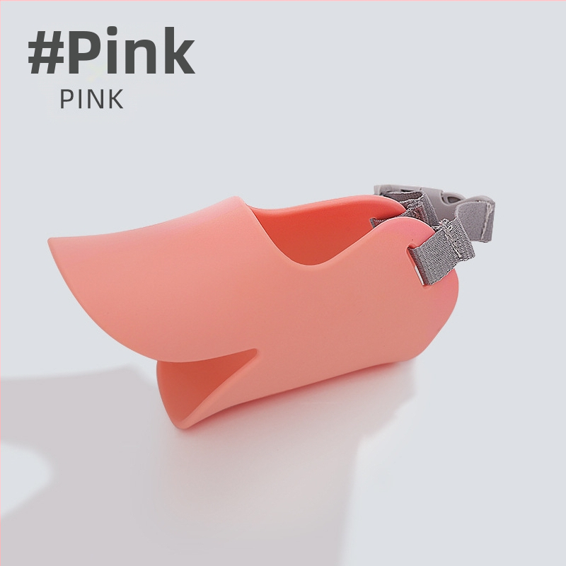 Silikoonist koera suuümbris anti-hammustamise ja anti-laukumise funktsioonidega, takistab söömist, väikestele ja keskmistele koertele