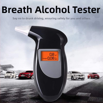 Automobilový dychový tester alkoholu – vysoká presnosť, ABS plast, prispôsobiteľný