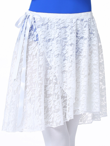 Балетна рокля с дантела и шифон, връзки, за сценични изпълнения, дамска