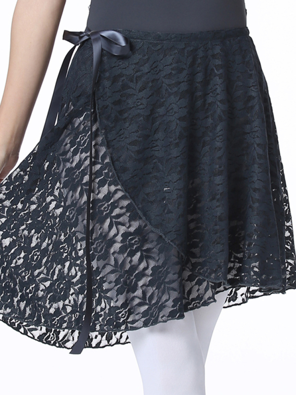 Балетна рокля с дантела и шифон, връзки, за сценични изпълнения, дамска