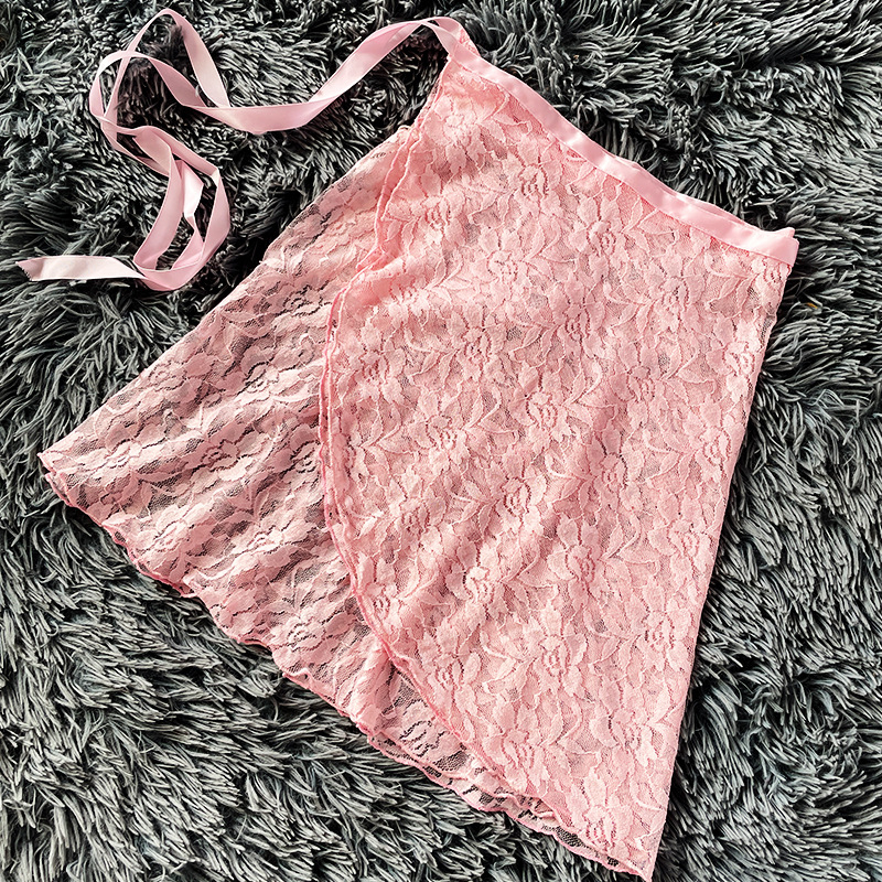 Балетна рокля с дантела и шифон, връзки, за сценични изпълнения, дамска