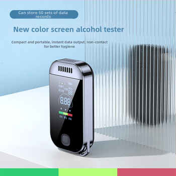 Automobilový dychový tester alkoholu Bymaocar ABS — prenášateľný tester alkoholu s digitálnym displejom a hlasovým upozornením; možnosť súkromnej značky a prispôsobenia