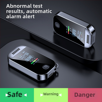 Automobilový dychový tester alkoholu Bymaocar ABS — prenášateľný tester alkoholu s digitálnym displejom a hlasovým upozornením; možnosť súkromnej značky a prispôsobenia