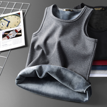 Γιλέκο με φλίς επένδυση, παχύ, εφαρμοστό στυλ, πολυεστέρας, Silver Fox Fleece, μονόχρωμο